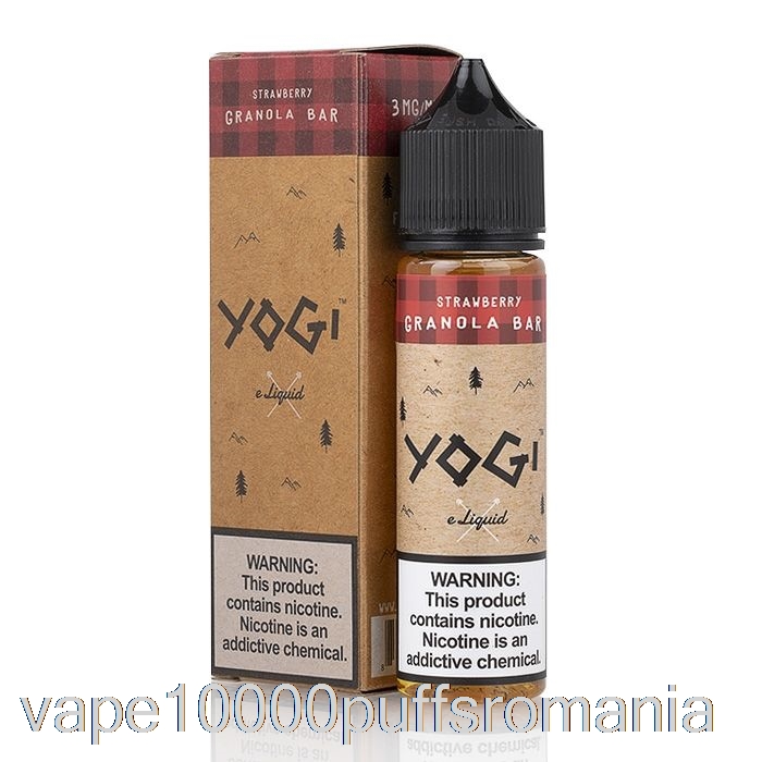 Vape Romania Baton Granola Cu Capsuni - E-lichid Yogi - 60ml 6mg